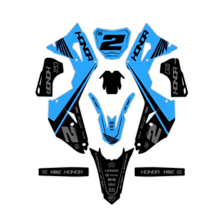 Kit déco moto Honda | Kit d’autocollants personnalisés