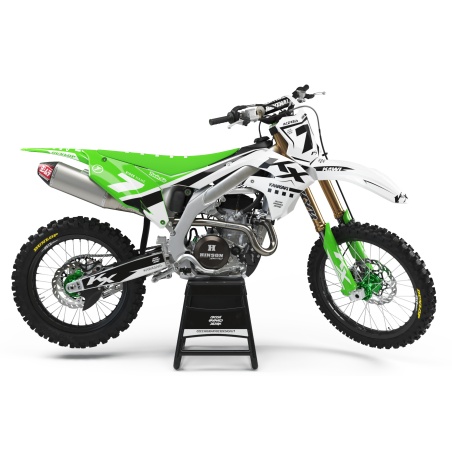 Kit déco moto Kawasaki | Kit d’autocollants personnalisés