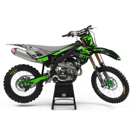 Kit déco moto Kawasaki | Kit d’autocollants personnalisés