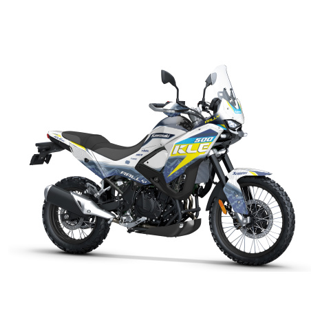 KAWASAKI KLE 500 motorcycle graphics | Custom sticker kit