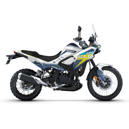 KAWASAKI KLE 500 motorcycle graphics | Custom sticker kit