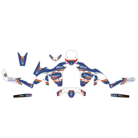 Kit déco moto Kove 800 X| Kit d’autocollants personnalisés