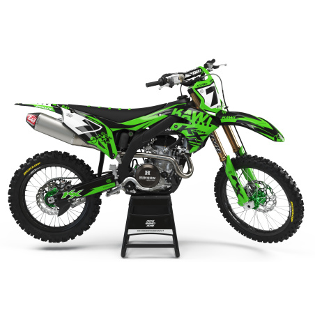 Kit déco moto Kawasaki | Kit d’autocollants personnalisés