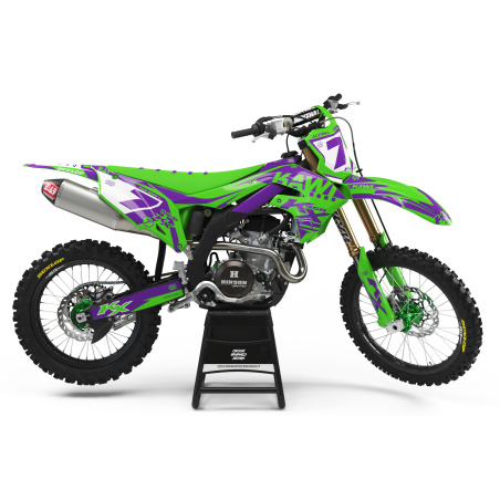 Kit déco moto Kawasaki | Kit d’autocollants personnalisés