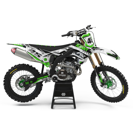 Kit déco moto Kawasaki | Kit d’autocollants personnalisés