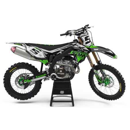 Kit déco moto Kawasaki | Kit d’autocollants personnalisés