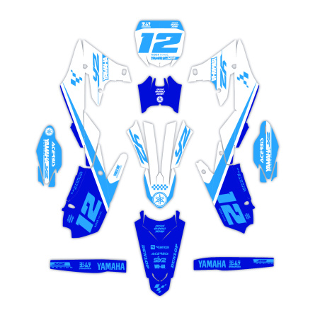 Yamaha motorcycle graphics | Custom sticker kit