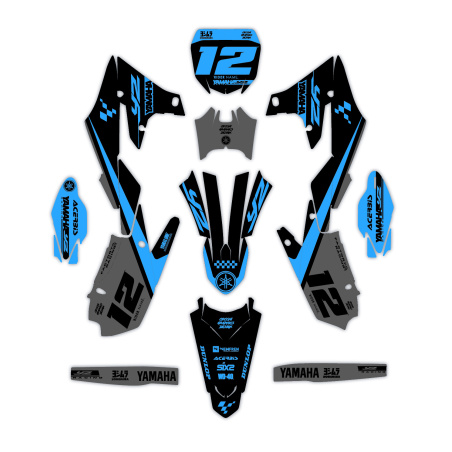 Yamaha motorcycle graphics | Custom sticker kit