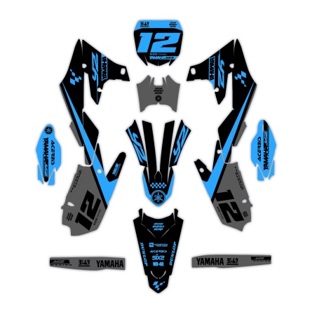 Yamaha motorcycle graphics | Custom sticker kit