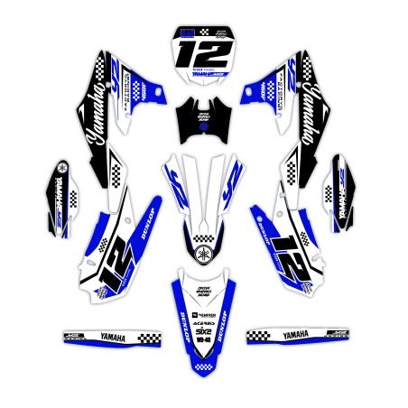 Yamaha motorcycle graphics | Custom sticker kit