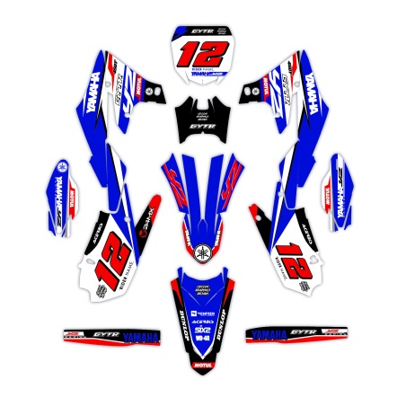 Yamaha motorcycle graphics | Custom sticker kit