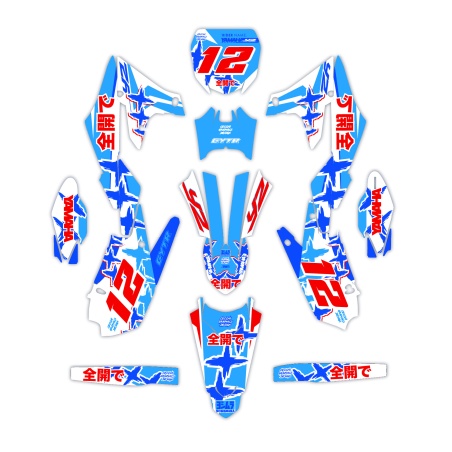 Kit déco moto Yamaha | Kit d’autocollants personnalisés