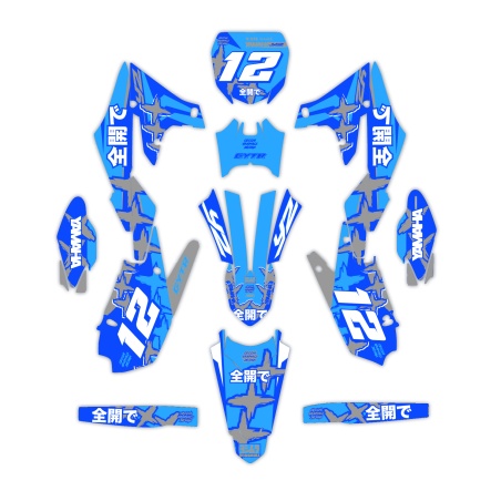 Kit déco moto Yamaha | Kit d’autocollants personnalisés
