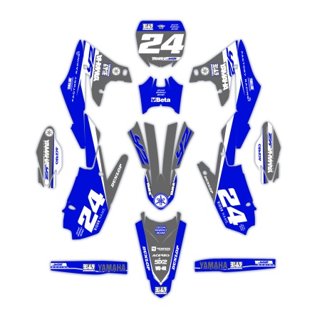Yamaha motorcycle graphics | Custom sticker kit