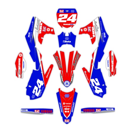 Yamaha motorcycle graphics | Custom sticker kit