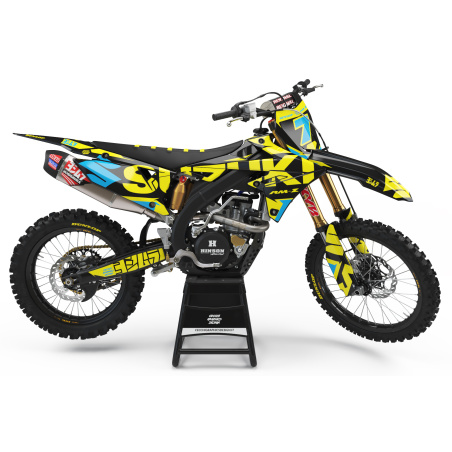 Kit déco moto Suzuki | Kit d’autocollants personnalisés