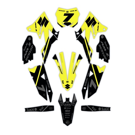 Kit déco moto Suzuki | Kit d’autocollants personnalisés
