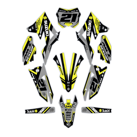 Kit déco moto Suzuki | Kit d’autocollants personnalisés