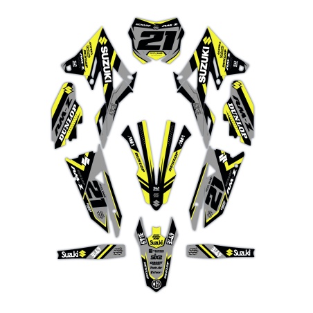 Kit déco moto Suzuki | Kit d’autocollants personnalisés