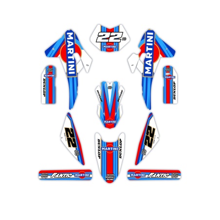 Fantic motorcycle graphics | Custom sticker kit