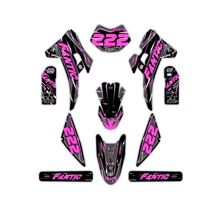 Kit déco moto Fantic | Kit d’autocollants personnalisés