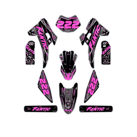 Fantic motorcycle graphics | Custom sticker kit