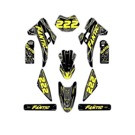 Fantic motorcycle graphics | Custom sticker kit