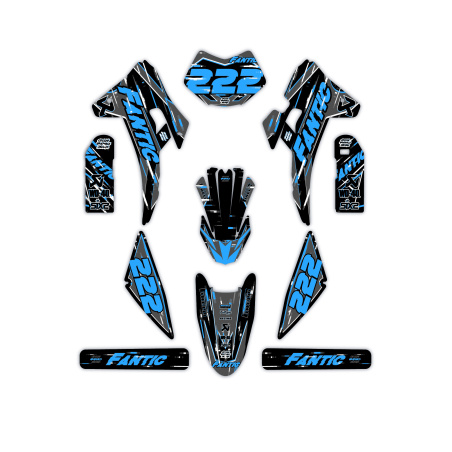 Kit déco moto Fantic | Kit d’autocollants personnalisés