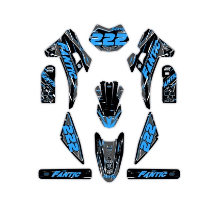 Fantic motorcycle graphics | Custom sticker kit