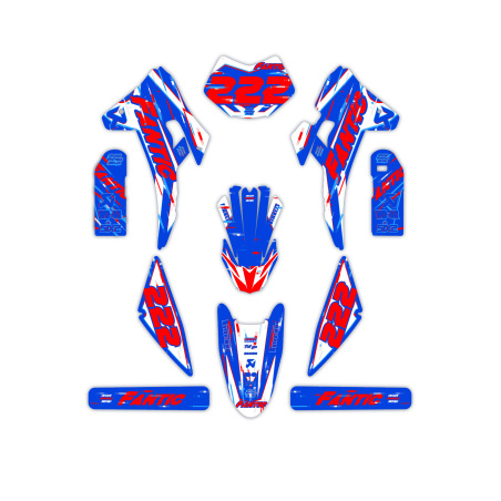 Kit déco moto Fantic | Kit d’autocollants personnalisés
