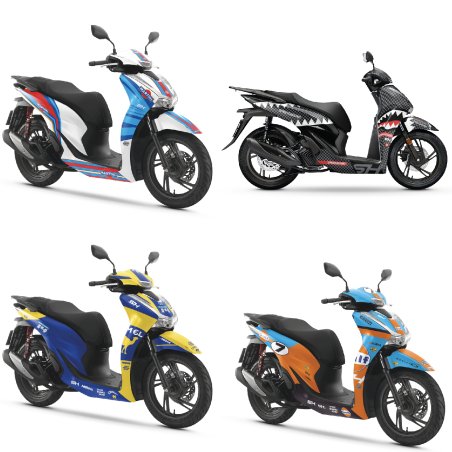 Kit déco semi-personnalisés pour SCOOTER